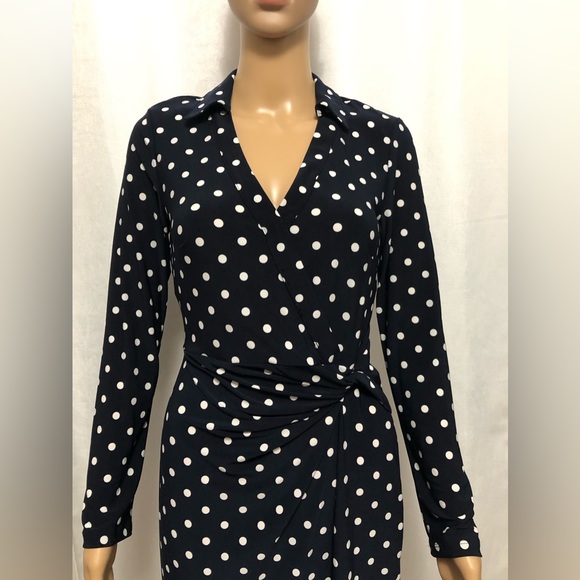 Dress Casual Midi By Tommy Hilfiger In Navy, Size: 4 main image 1